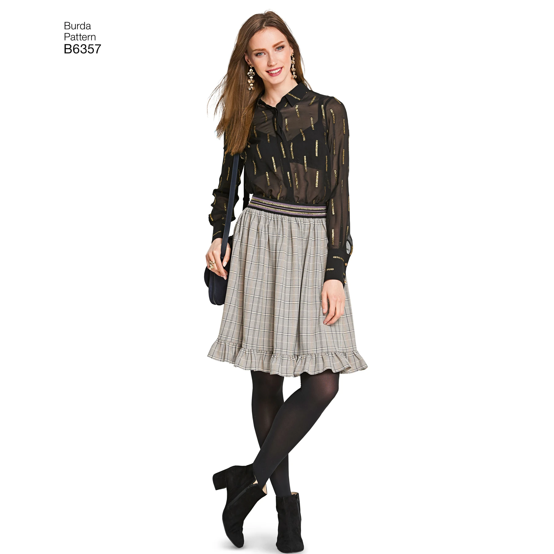 Burda Style Sewing Pattern Misses' Skirts 2 Burda Style Sewing Pattern Misses' Skirts