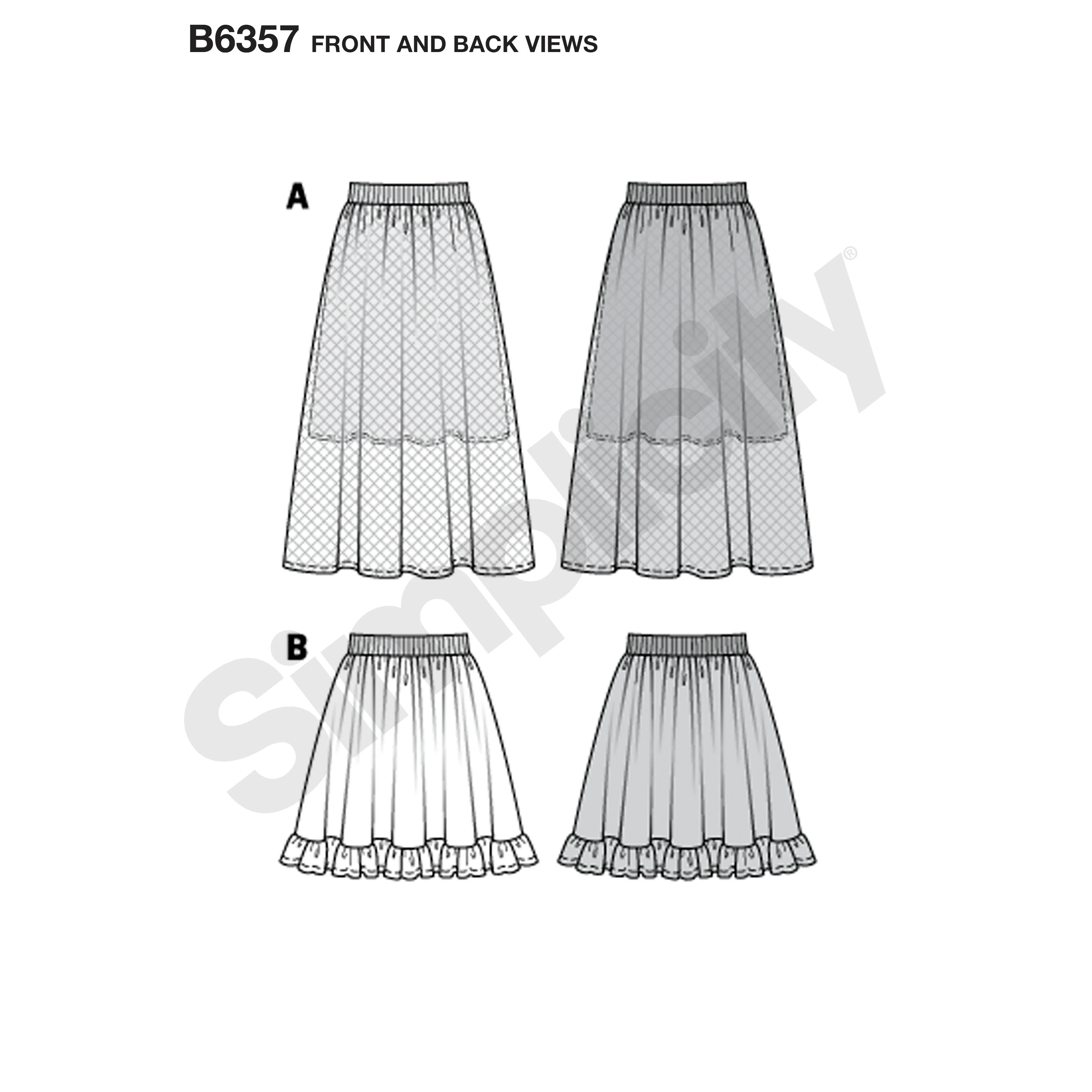 Burda Style Sewing Pattern Misses' Skirts 5 Burda Style Sewing Pattern Misses' Skirts