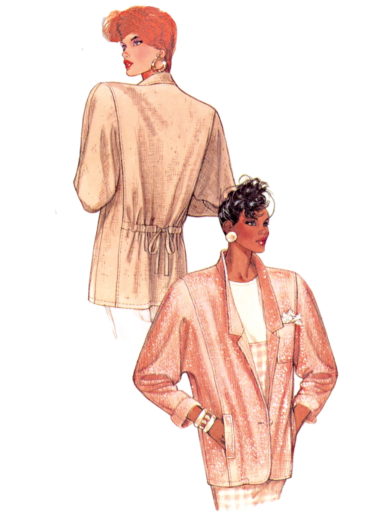 McCall's Sewing Pattern 1980s Misses' Unlined Jacket (PDF) 3 McCall's Sewing Pattern 1980s Misses' Unlined Jacket (PDF)