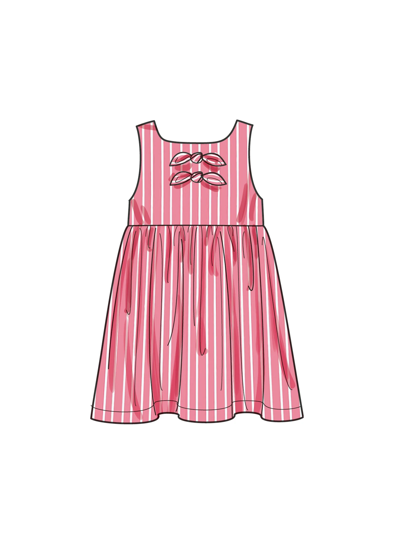 Simplicity Sewing Pattern Toddlers' Dress, Top and Pants 3 Simplicity Sewing Pattern Toddlers' Dress, Top and Pants