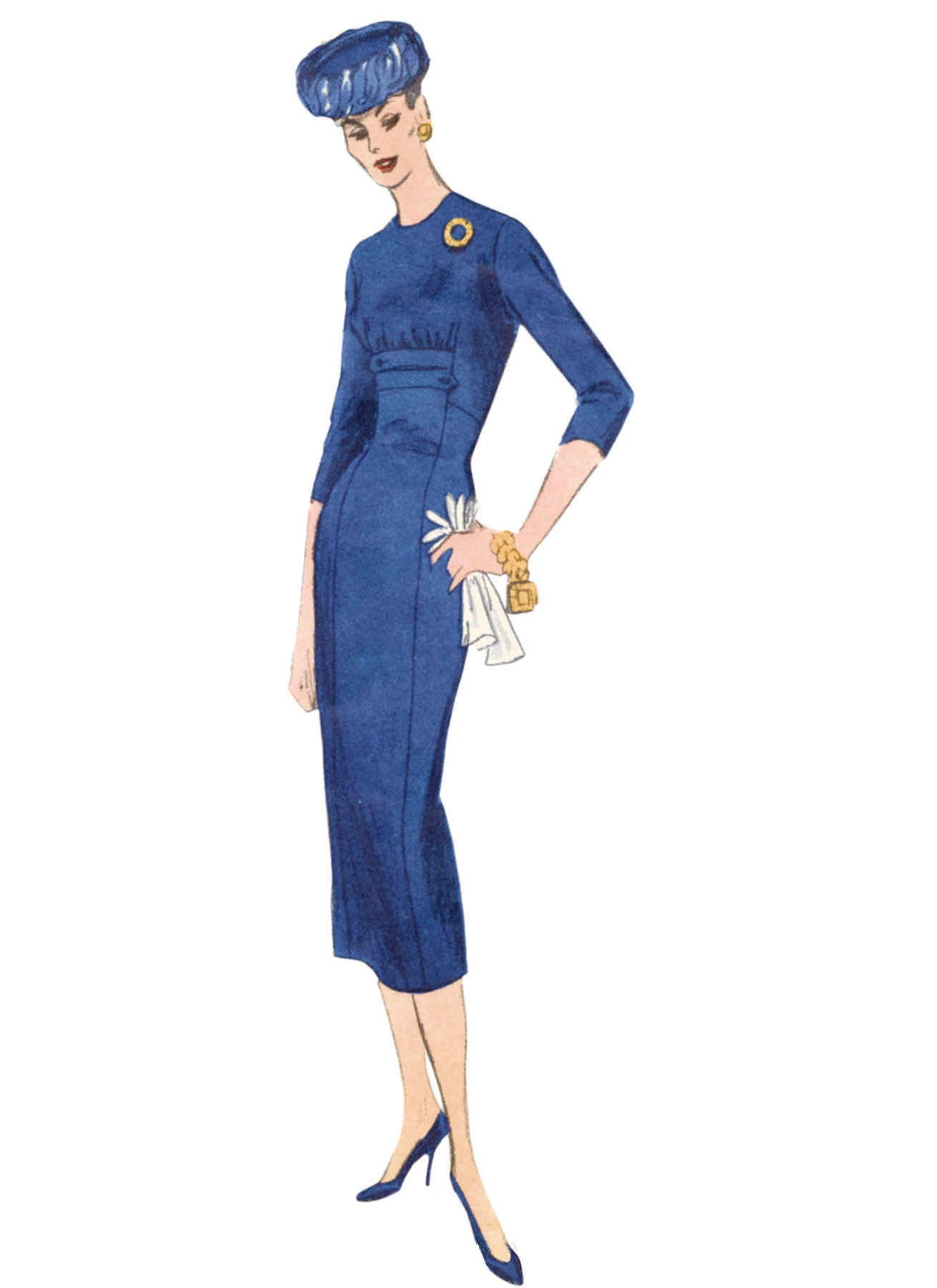 Vogue Patterns 1950s Misses' Dresses 2 Vogue Patterns 1950s Misses' Dresses