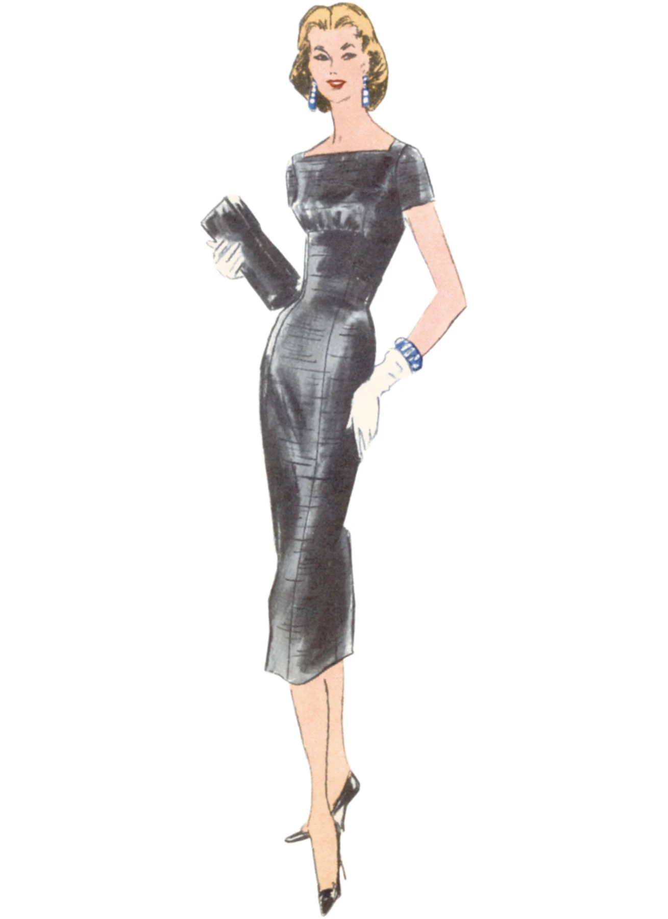 Vogue Patterns 1950s Misses' Dresses 3 Vogue Patterns 1950s Misses' Dresses