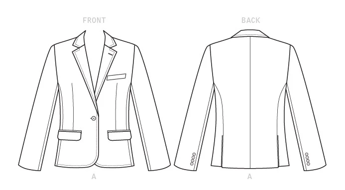 McCall's Sewing Pattern Unisex Jacket by Melissa Watson 8 McCall's Sewing Pattern Unisex Jacket by Melissa Watson