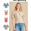 Simplicity Sewing Pattern Misses' Blouse (PDF)