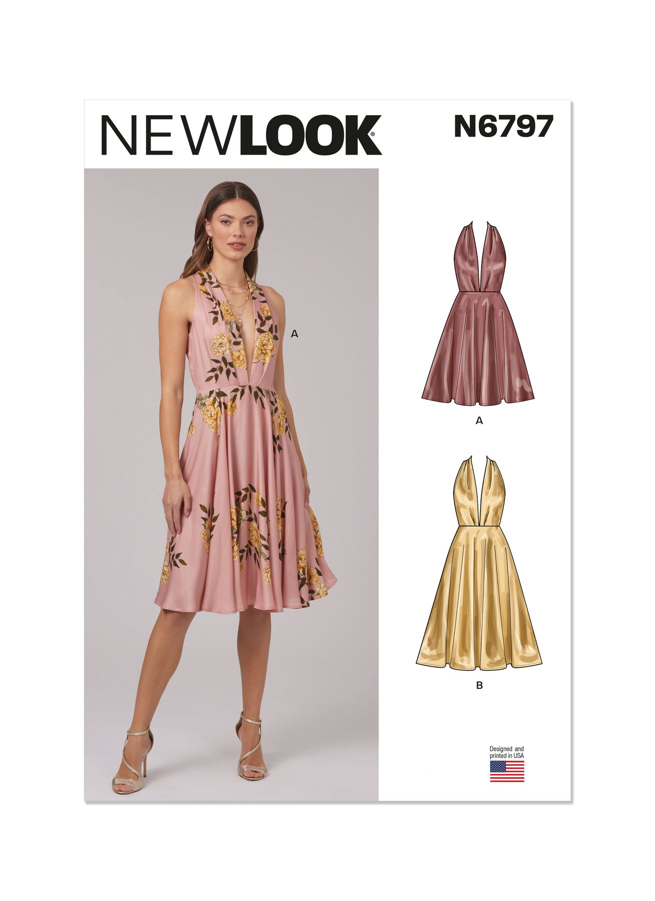 New Look Sewing Pattern Misses' Dress in Two Lengths 1 New Look Sewing Pattern Misses' Dress in Two Lengths