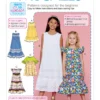 McCall's Sewing Pattern Children's/Girls' Sleeveless and Ruffle Sleeve Empire-Waist Dresses