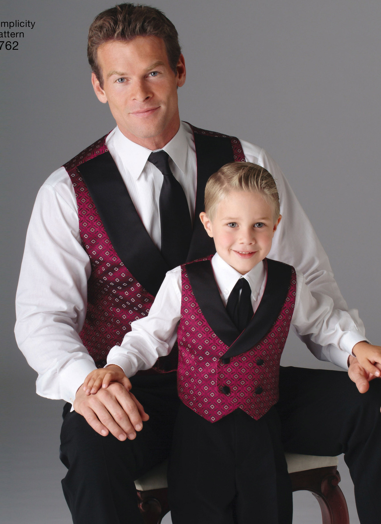 Simplicity Sewing Pattern Boys' & Men's Vests and Ties 5 Simplicity Sewing Pattern Boys' & Men's Vests and Ties