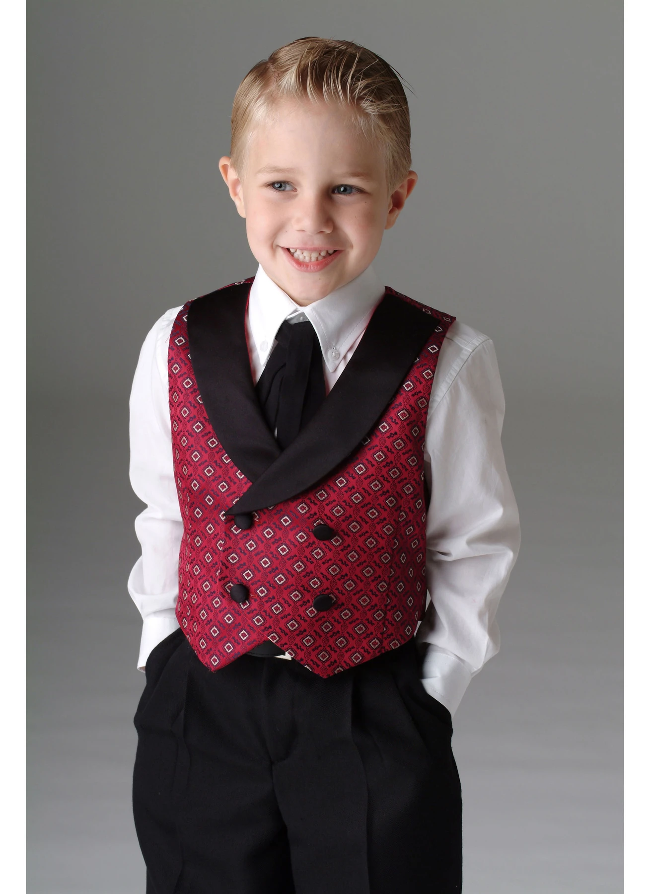 Simplicity Sewing Pattern Boys' & Men's Vests and Ties 6 Simplicity Sewing Pattern Boys' & Men's Vests and Ties