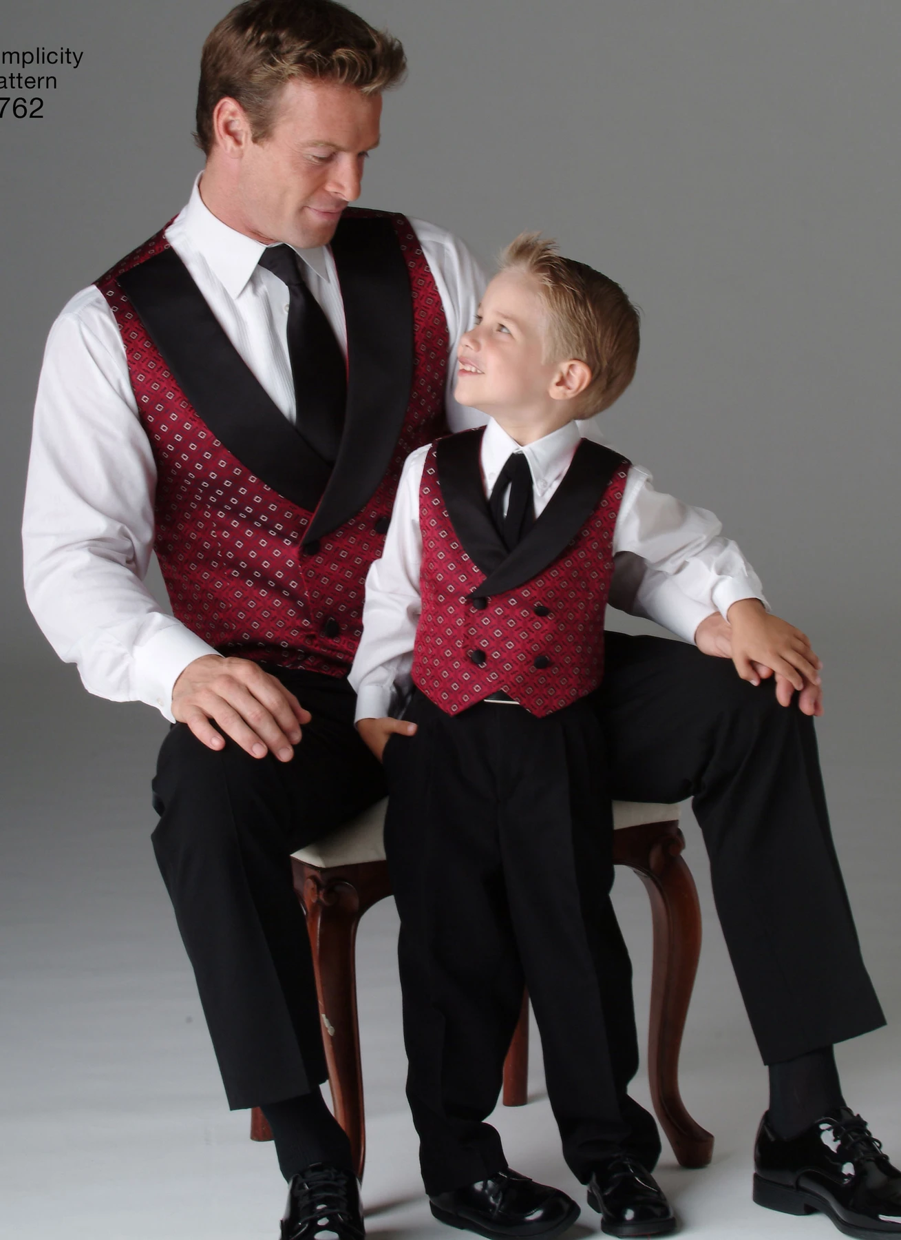Simplicity Sewing Pattern Boys' & Men's Vests and Ties 7 Simplicity Sewing Pattern Boys' & Men's Vests and Ties