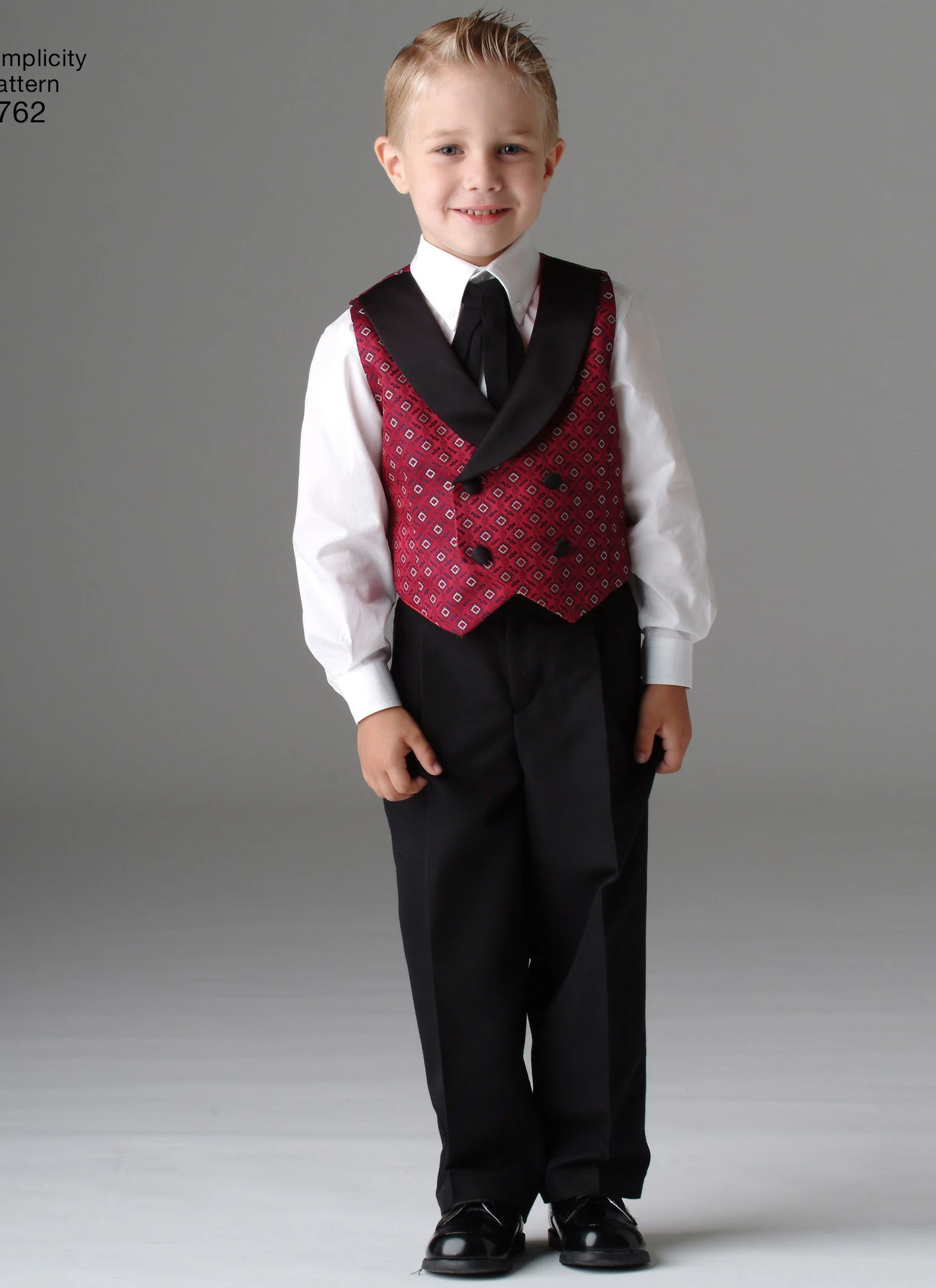 Simplicity Sewing Pattern Boys' & Men's Vests and Ties 8 Simplicity Sewing Pattern Boys' & Men's Vests and Ties