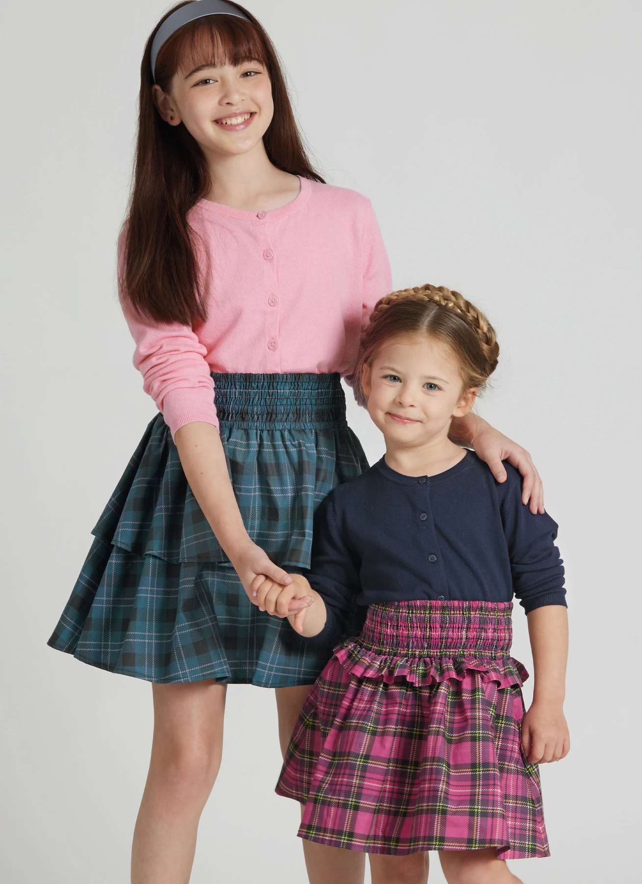 Simplicity Sewing Pattern Children's and Girls' Faux Smocking Skirts 2 Simplicity Sewing Pattern Children's and Girls' Faux Smocking Skirts