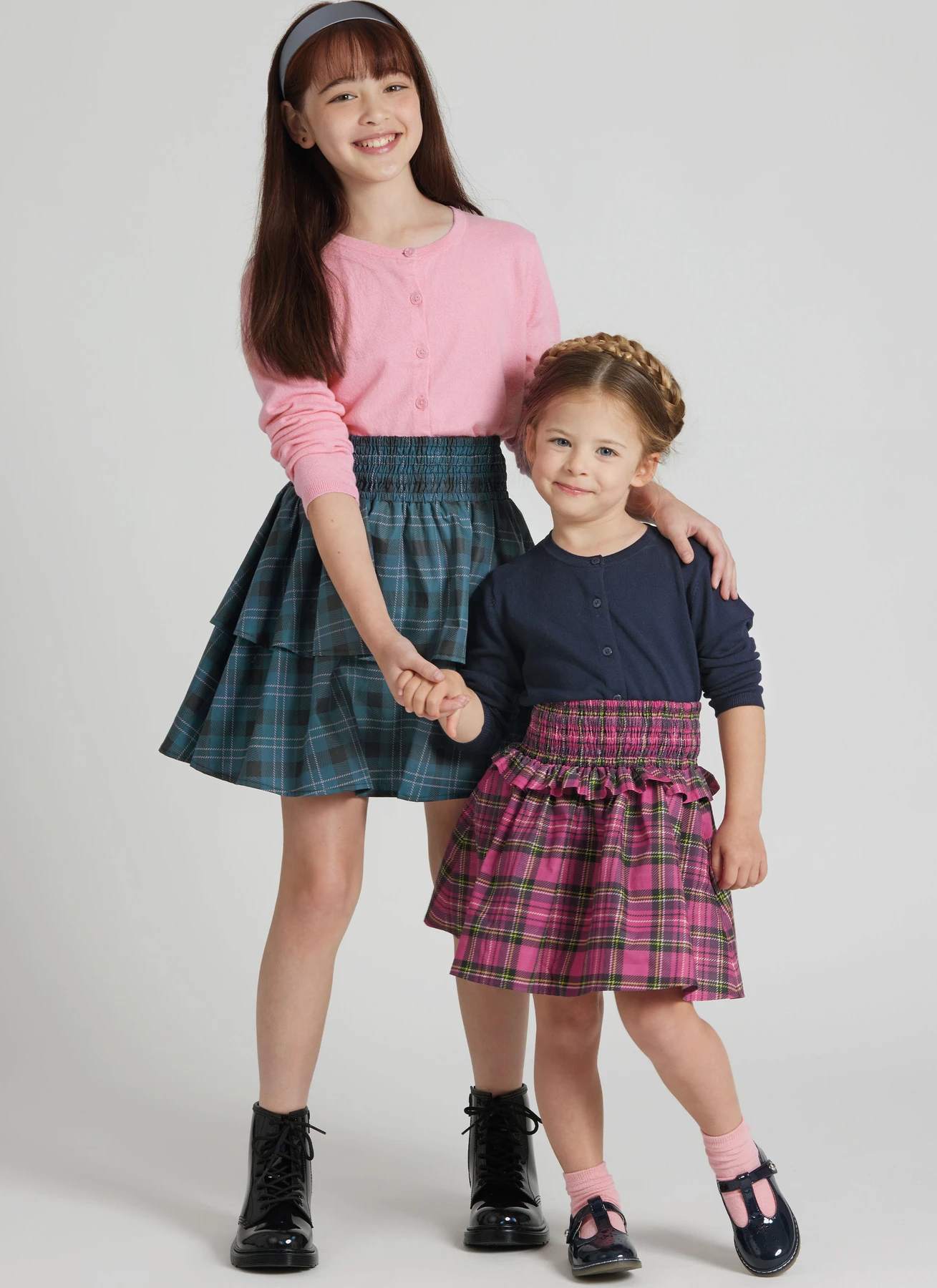 Simplicity Sewing Pattern Children's and Girls' Faux Smocking Skirts 6 Simplicity Sewing Pattern Children's and Girls' Faux Smocking Skirts