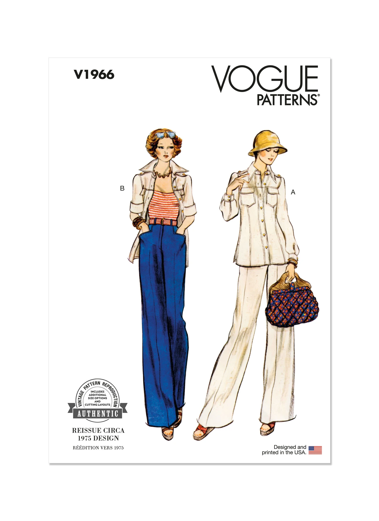 Vogue Patterns 1970s Misses' Jacket and Pants 1 Vogue Patterns 1970s Misses' Jacket and Pants