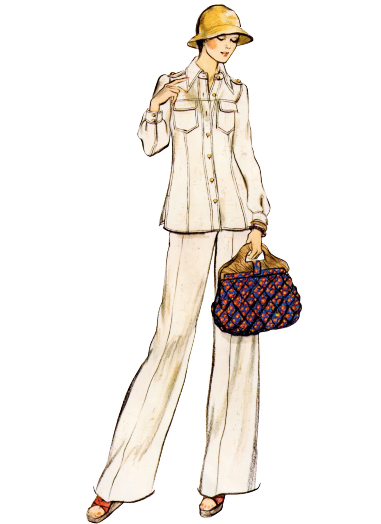 Vogue Patterns 1970s Misses' Jacket and Pants 2 Vogue Patterns 1970s Misses' Jacket and Pants