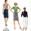 Vogue Patterns 1980s Misses' Vintage Straight Skirts (PDF) 10 Vogue Patterns 1980s Misses' Vintage Straight Skirts (PDF)