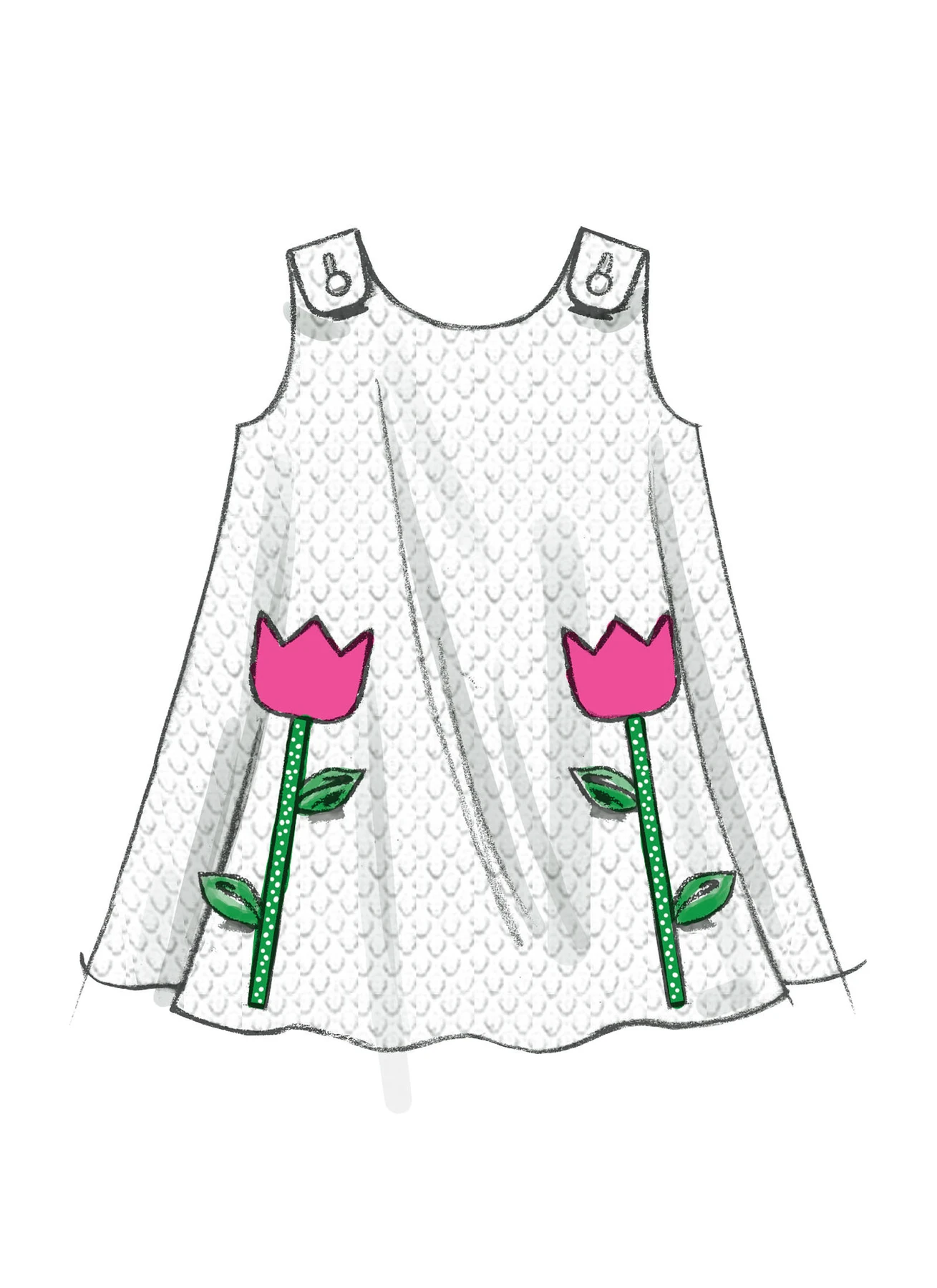 McCall's Sewing Pattern Toddlers' Tent Tops, Dresses and Shorts (PDF) 3 McCall's Sewing Pattern Toddlers' Tent Tops, Dresses and Shorts (PDF)