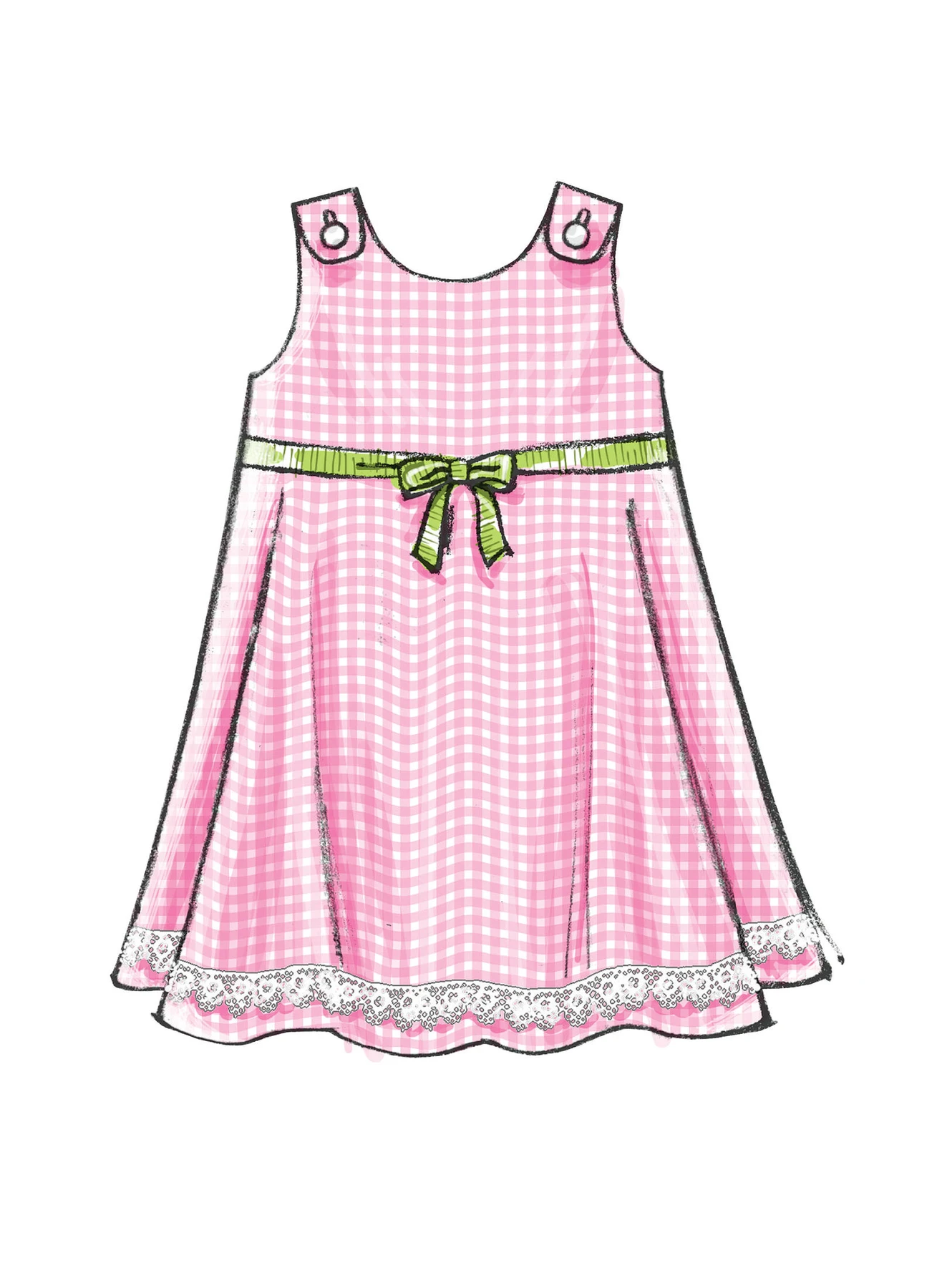 McCall's Sewing Pattern Toddlers' Tent Tops, Dresses and Shorts (PDF) 5 McCall's Sewing Pattern Toddlers' Tent Tops, Dresses and Shorts (PDF)