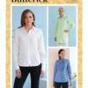 Butterick Sewing Pattern Misses' Button-Down Collared Shirts 15 Butterick Sewing Pattern Misses' Button-Down Collared Shirts