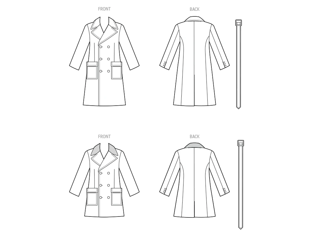 Simplicity Sewing Pattern 1970's Men's Overcoat in Two Lengths (PDF) 6 Simplicity Sewing Pattern 1970's Men's Overcoat in Two Lengths (PDF)