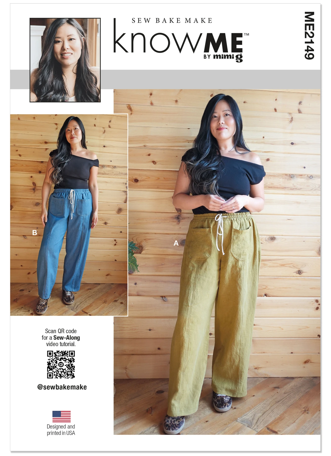 Know Me Sewing Pattern Misses' Pants by Sew Bake Make (PDF) 1 Know Me Sewing Pattern Misses' Pants by Sew Bake Make (PDF)