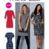 McCall's Sewing Pattern Misses'/Miss Petite Paneled Dresses (PDF)