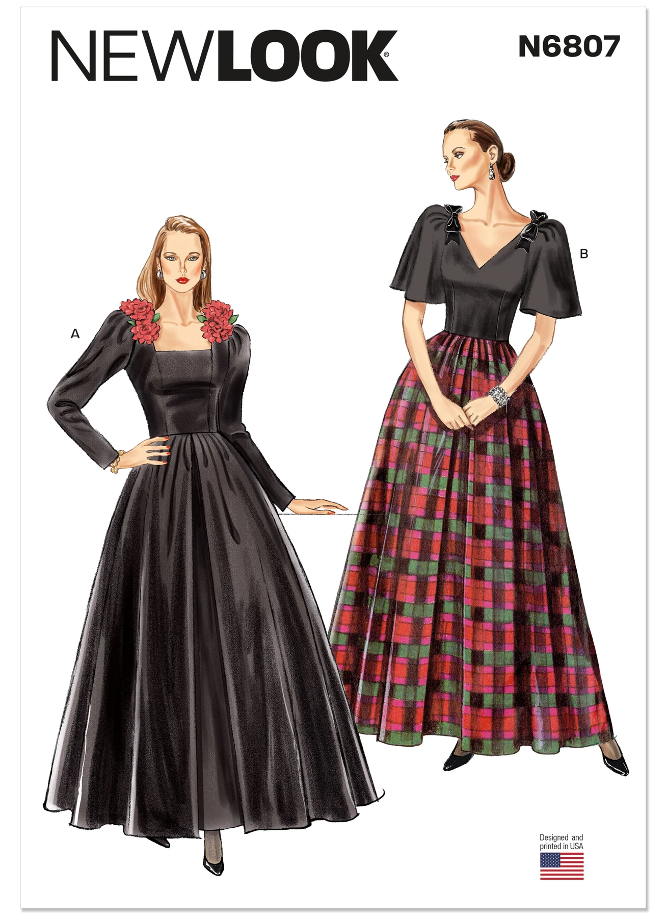 New Look Sewing Pattern Misses' Evening Gowns 1 New Look Sewing Pattern Misses' Evening Gowns