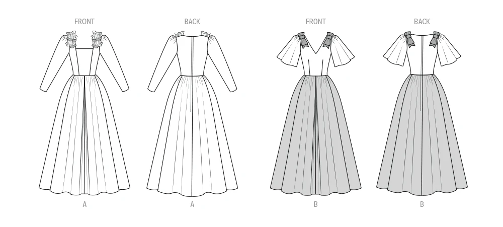 New Look Sewing Pattern Misses' Evening Gowns 5 New Look Sewing Pattern Misses' Evening Gowns