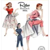 Butterick Sewing Pattern 1950s Misses' Coverall and Overskirt 10 Butterick Sewing Pattern 1950s Misses' Coverall and Overskirt