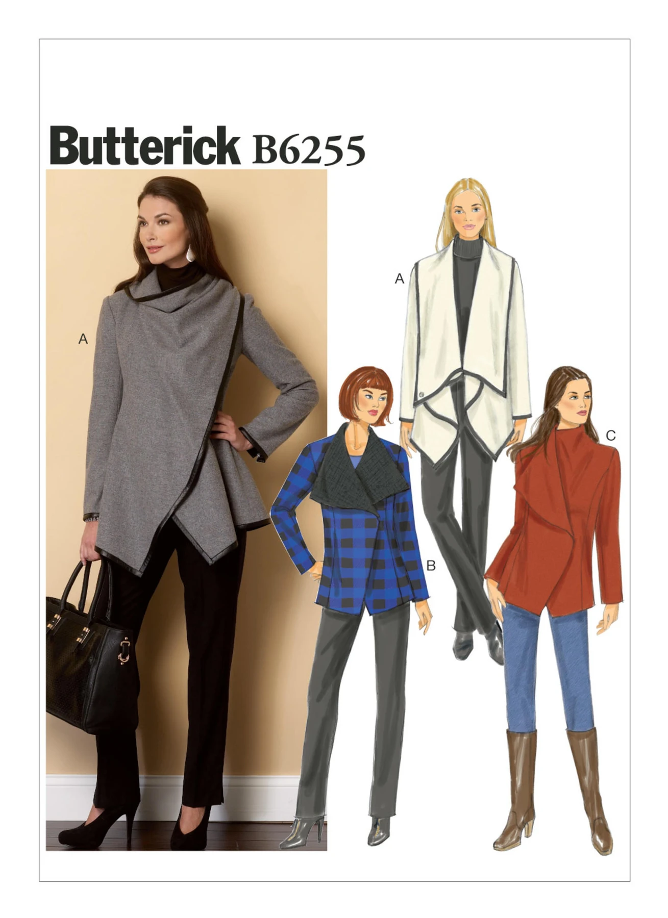 Butterick Sewing Pattern Misses' Oversized Collar Coats (PDF) 1 Butterick Sewing Pattern Misses' Oversized Collar Coats (PDF)