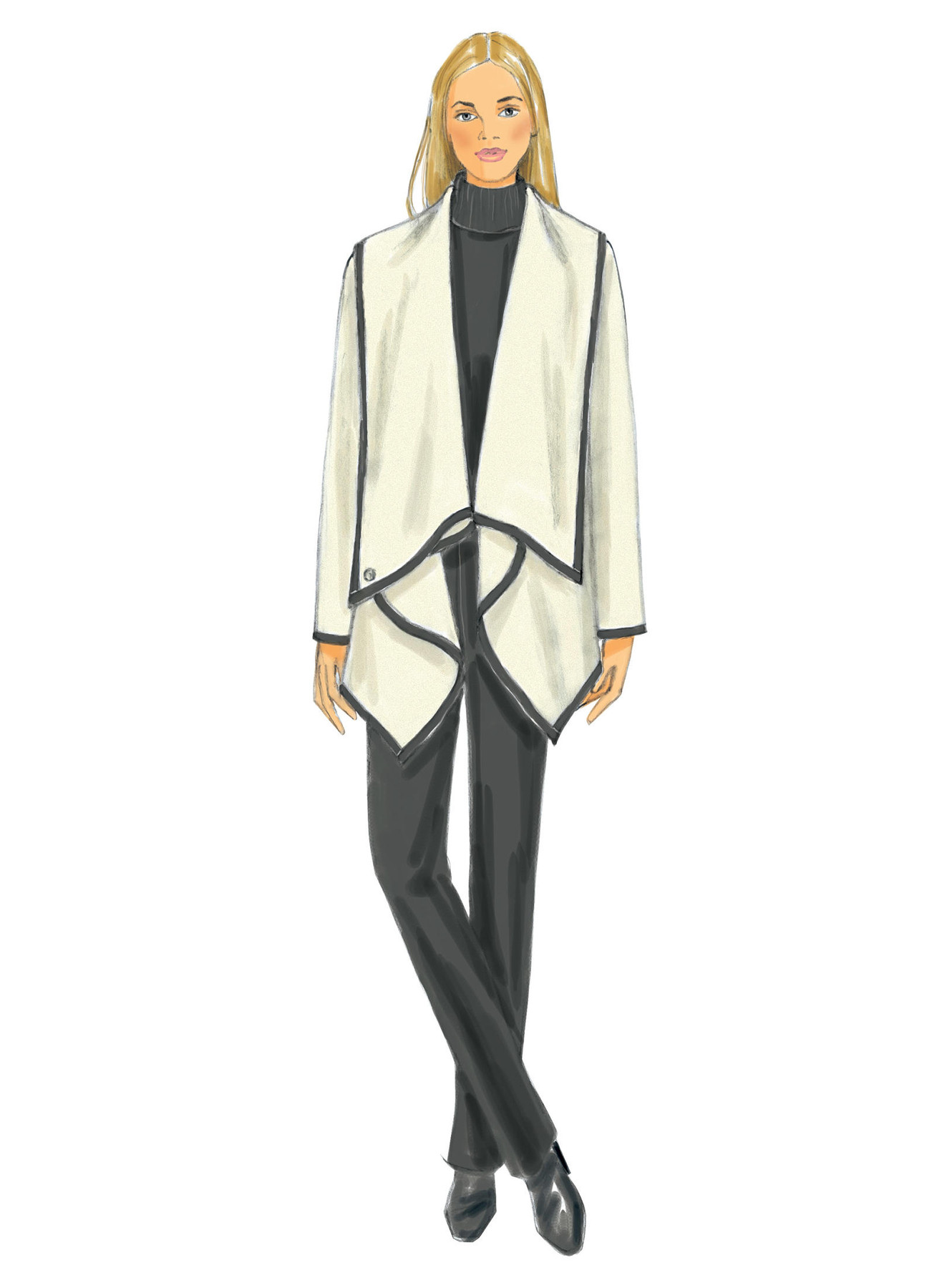 Butterick Sewing Pattern Misses' Oversized Collar Coats (PDF) 10 Butterick Sewing Pattern Misses' Oversized Collar Coats (PDF)