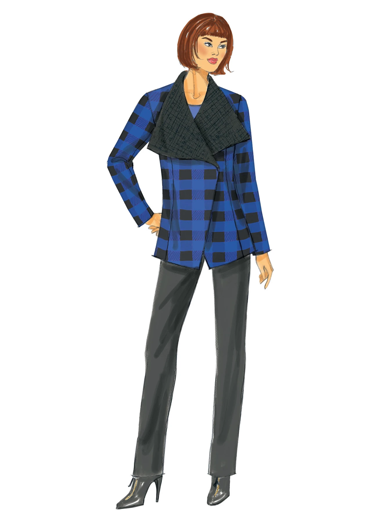 Butterick Sewing Pattern Misses' Oversized Collar Coats (PDF) 9 Butterick Sewing Pattern Misses' Oversized Collar Coats (PDF)