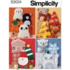 Simplicity Sewing Pattern Seasonal Throw Pillows