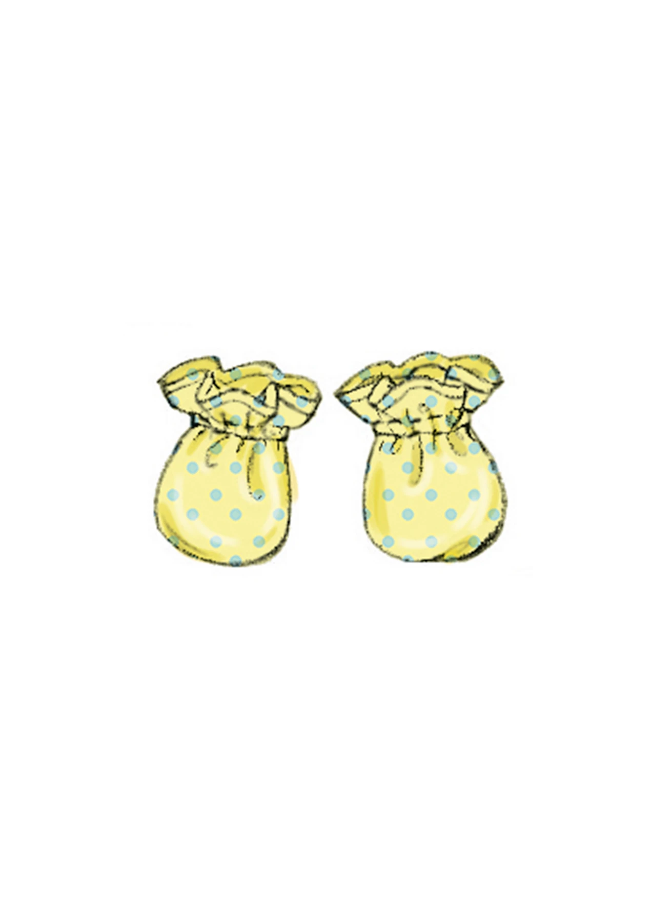 Butterick Sewing Pattern Infants' Bunting, Jumpsuit, Shirt, Diaper Cover, Hat, Bib, Mittens, Booties and Blanket (PDF) 10 Butterick Sewing Pattern Infants' Bunting, Jumpsuit, Shirt, Diaper Cover, Hat, Bib, Mittens, Booties and Blanket (PDF)