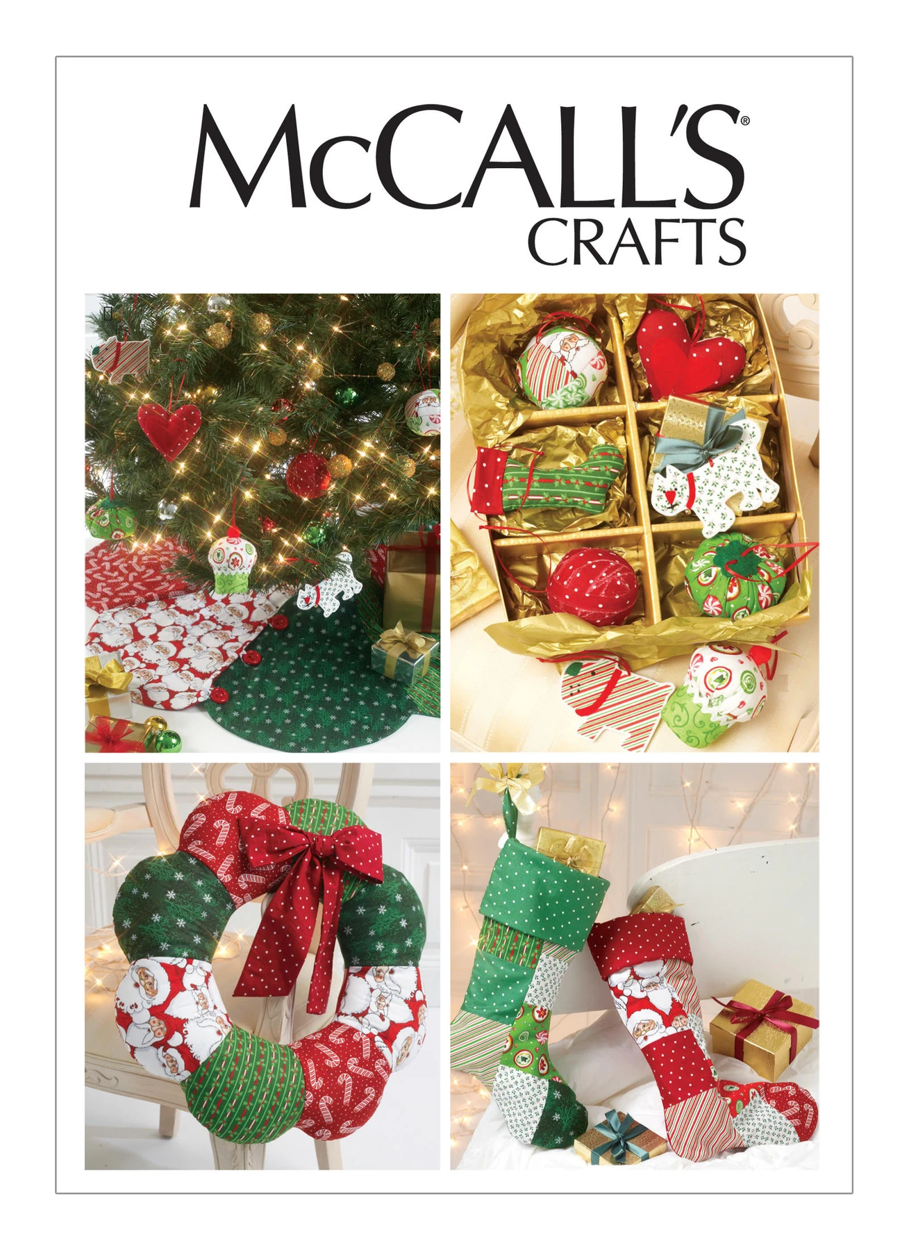 McCall's Sewing Pattern Ornaments, Wreath, Tree Skirt and Stocking 1 McCall's Sewing Pattern Ornaments, Wreath, Tree Skirt and Stocking