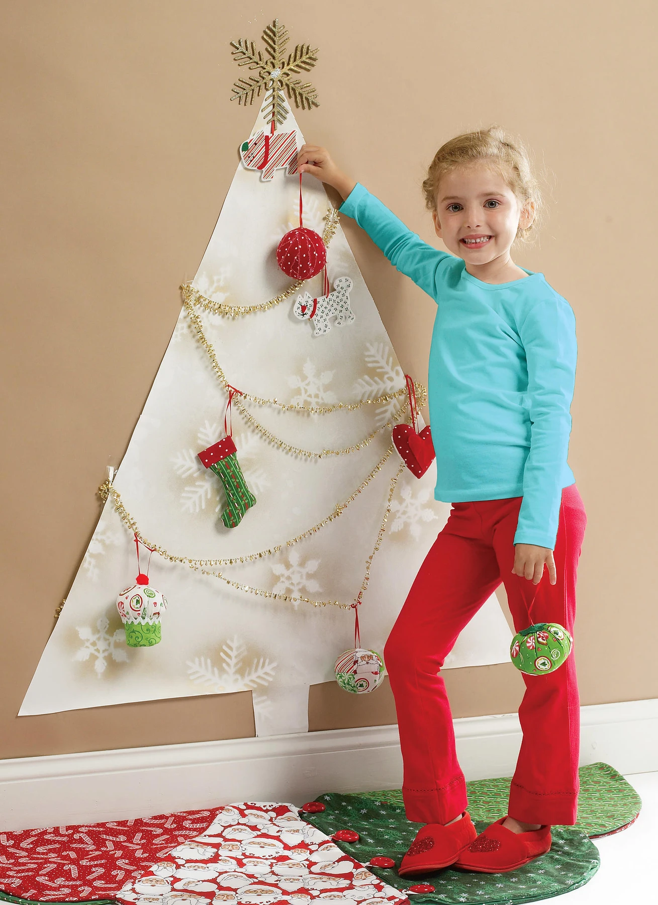 McCall's Sewing Pattern Ornaments, Wreath, Tree Skirt and Stocking 5 McCall's Sewing Pattern Ornaments, Wreath, Tree Skirt and Stocking