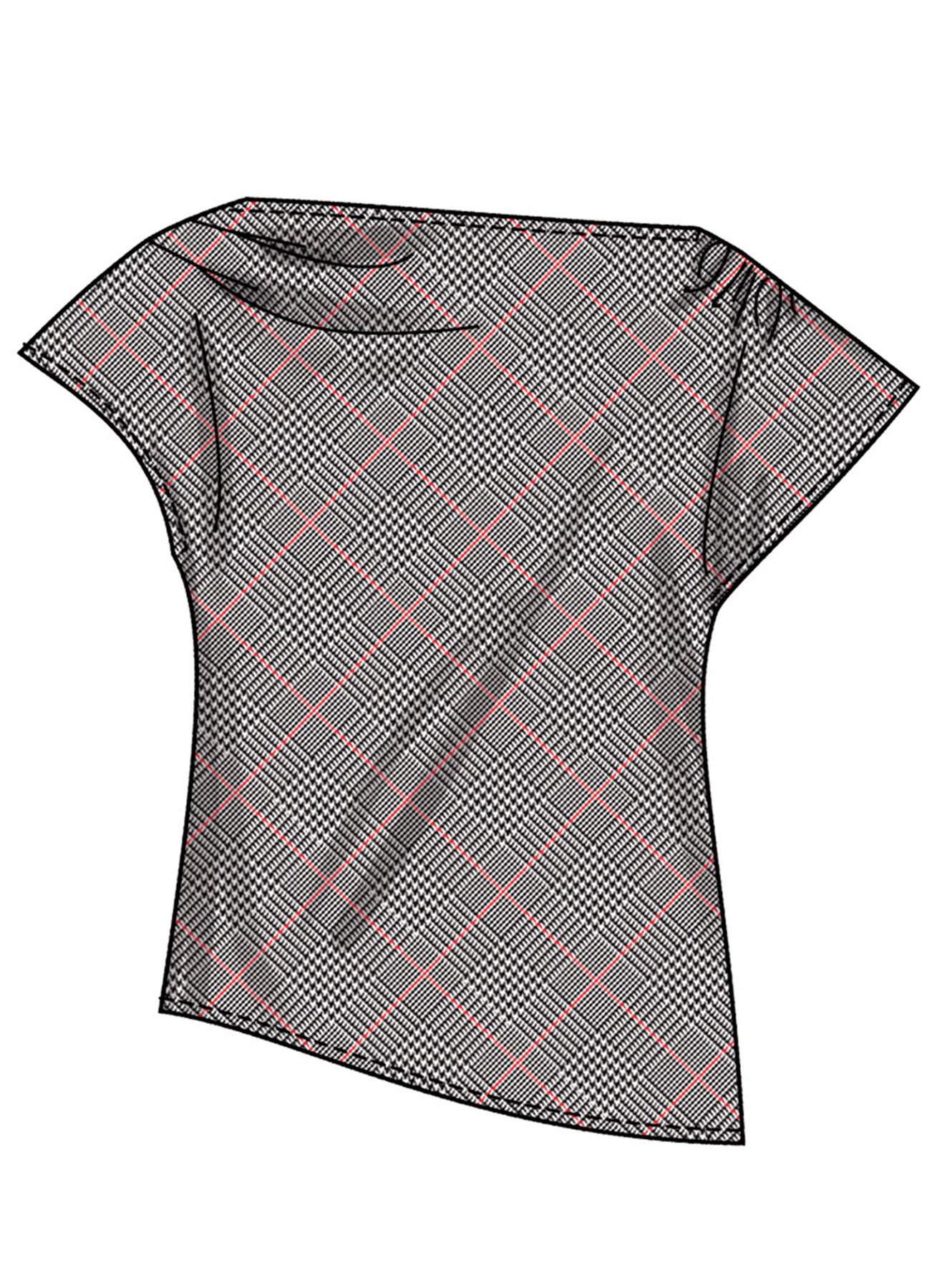 Simplicity Sewing Pattern Misses' and Women's Draped Asymmetrical Top and Pull-On Pants (PDF) 3 Simplicity Sewing Pattern Misses' and Women's Draped Asymmetrical Top and Pull-On Pants (PDF)