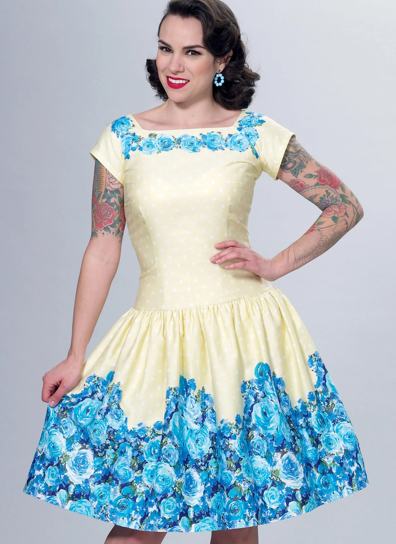 Butterick Sewing Pattern Misses' Square-Neck, Dropped-Waist Dresses and Petticoat Ruffle (PDF) 2 Butterick Sewing Pattern Misses' Square-Neck, Dropped-Waist Dresses and Petticoat Ruffle (PDF)