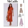 McCall's Sewing Pattern Misses' and Women's Knit Top, Shorts and Pants (PDF)