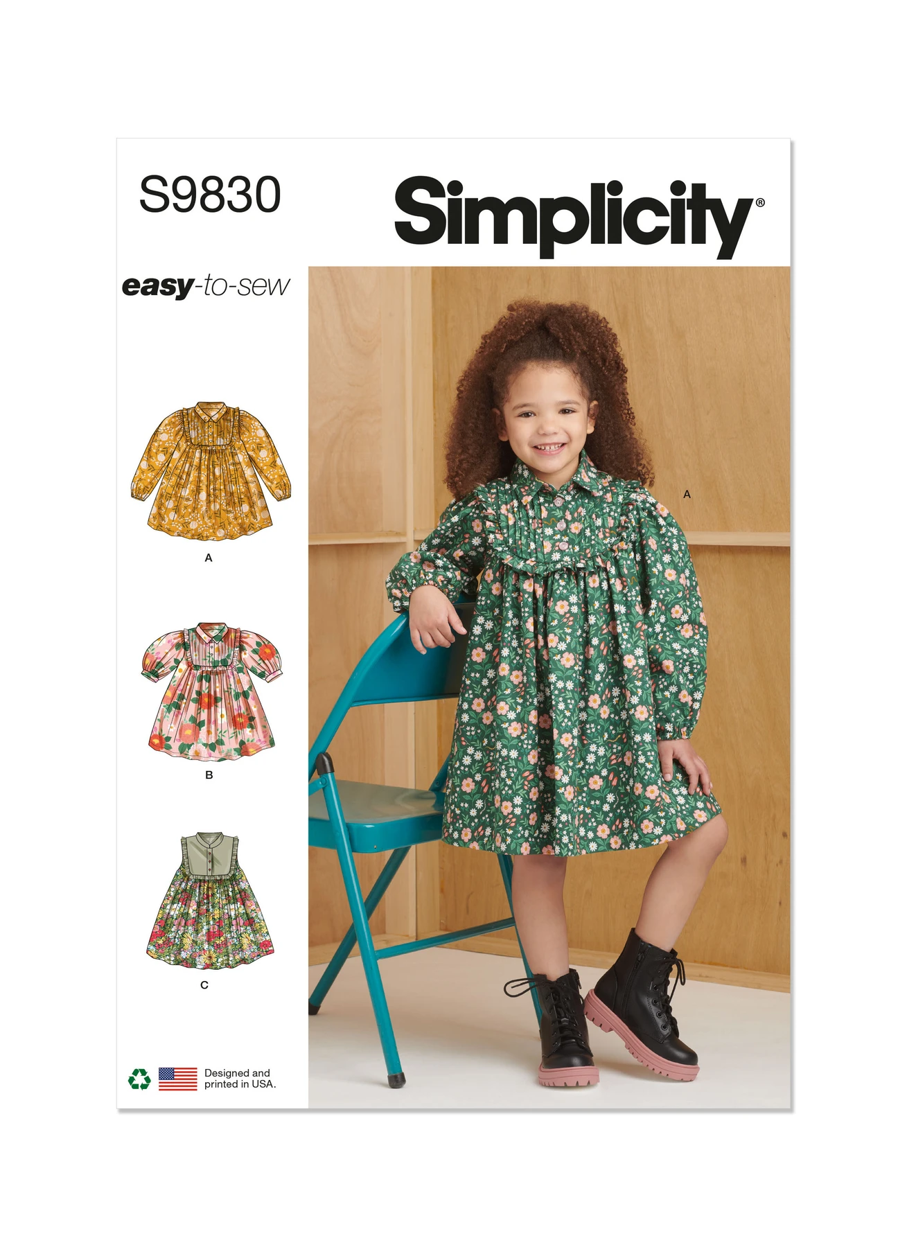 Simplicity Sewing Pattern Children's Dresses (PDF) 1 Simplicity Sewing Pattern Children's Dresses (PDF)
