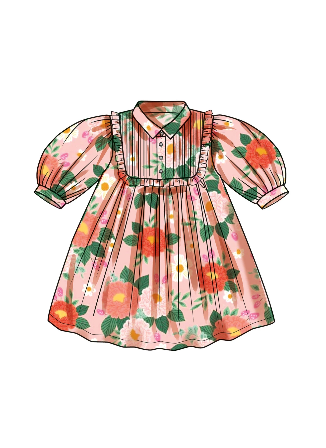 Simplicity Sewing Pattern Children's Dresses (PDF) 4 Simplicity Sewing Pattern Children's Dresses (PDF)