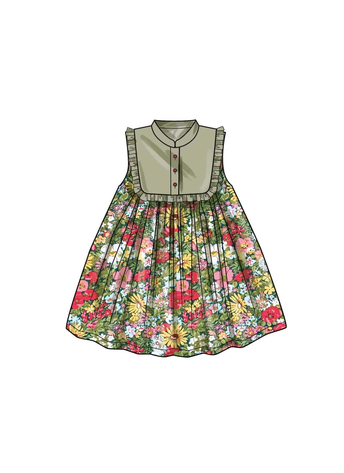 Simplicity Sewing Pattern Children's Dresses (PDF) 5 Simplicity Sewing Pattern Children's Dresses (PDF)