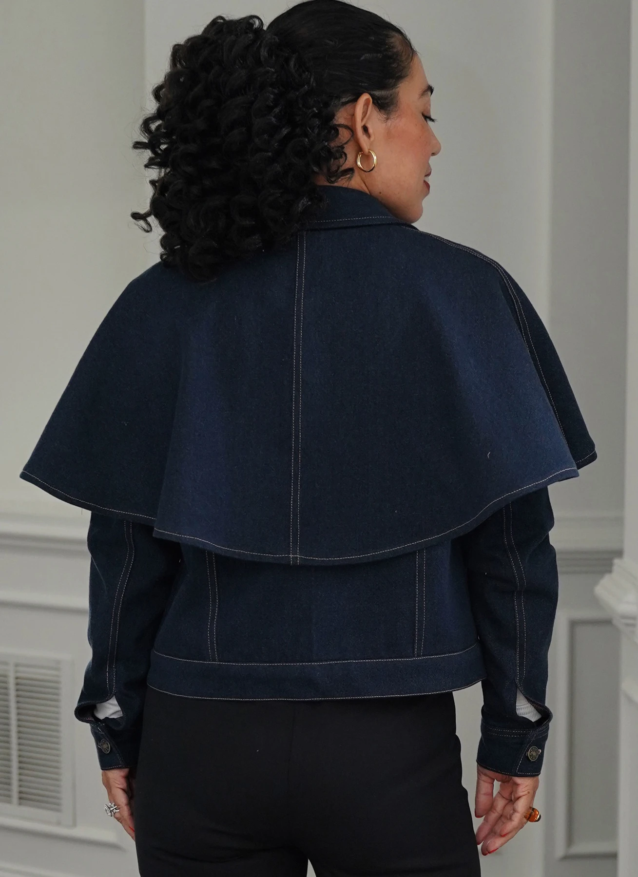 Simplicity Sewing Pattern Misses' Jacket with Detachable Capelet in Two Lengths by Mimi G Style (PDF) 8 Simplicity Sewing Pattern Misses' Jacket with Detachable Capelet in Two Lengths by Mimi G Style (PDF)