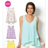 McCall's Sewing Pattern Misses' V-Neck Tops and Tunics (PDF) 20 McCall's Sewing Pattern Misses' V-Neck Tops and Tunics (PDF)
