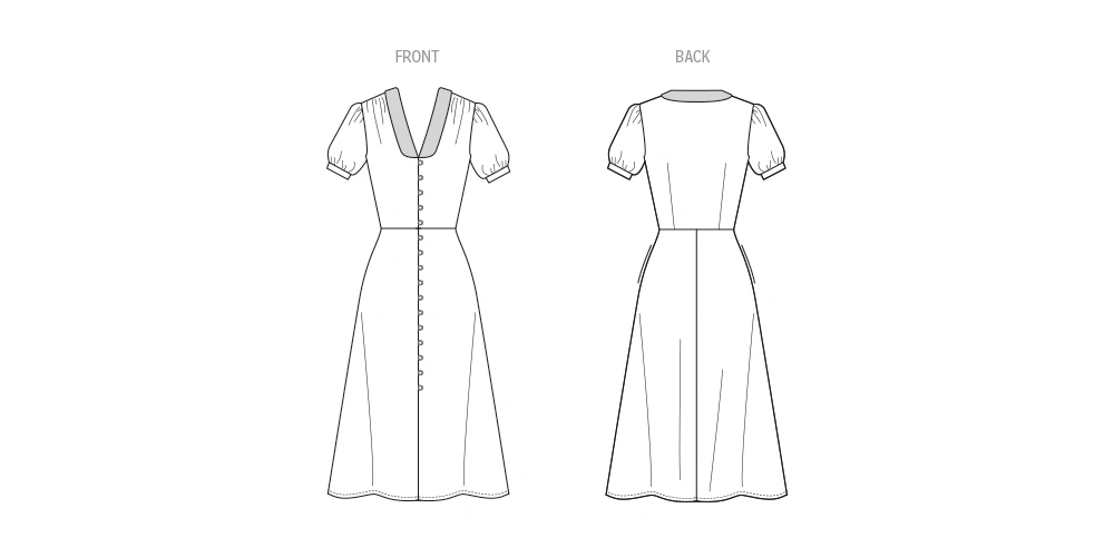 McCall's Sewing Pattern Misses' Dress by Brandi Joan 5 McCall's Sewing Pattern Misses' Dress by Brandi Joan