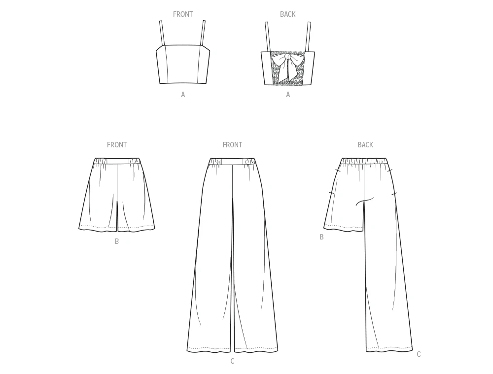 Simplicity Sewing Pattern Girls' Top, Shorts and Pants (PDF) 10 Simplicity Sewing Pattern Girls' Top, Shorts and Pants (PDF)