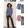 New Look Sewing Pattern Misses' Sportswear 14 New Look Sewing Pattern Misses' Sportswear