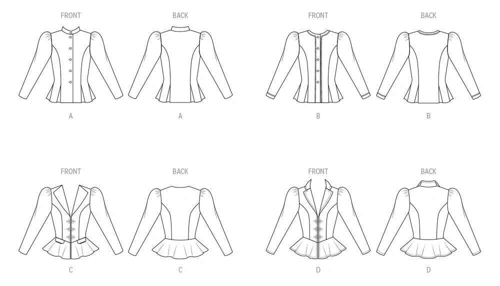 McCall's Sewing Pattern 1980s Misses' Jackets 7 McCall's Sewing Pattern 1980s Misses' Jackets