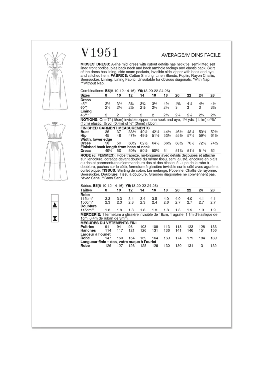 Vogue Patterns Misses' Dress by Rachel Comey (PDF) 4 Vogue Patterns Misses' Dress by Rachel Comey (PDF)