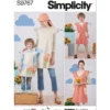 Simplicity Sewing Pattern Children's and Misses' Wrap Around Apron and Scarf Hat by Ruby Jean's Closet (PDF) 20 Simplicity Sewing Pattern Children's and Misses' Wrap Around Apron and Scarf Hat by Ruby Jean's Closet (PDF)