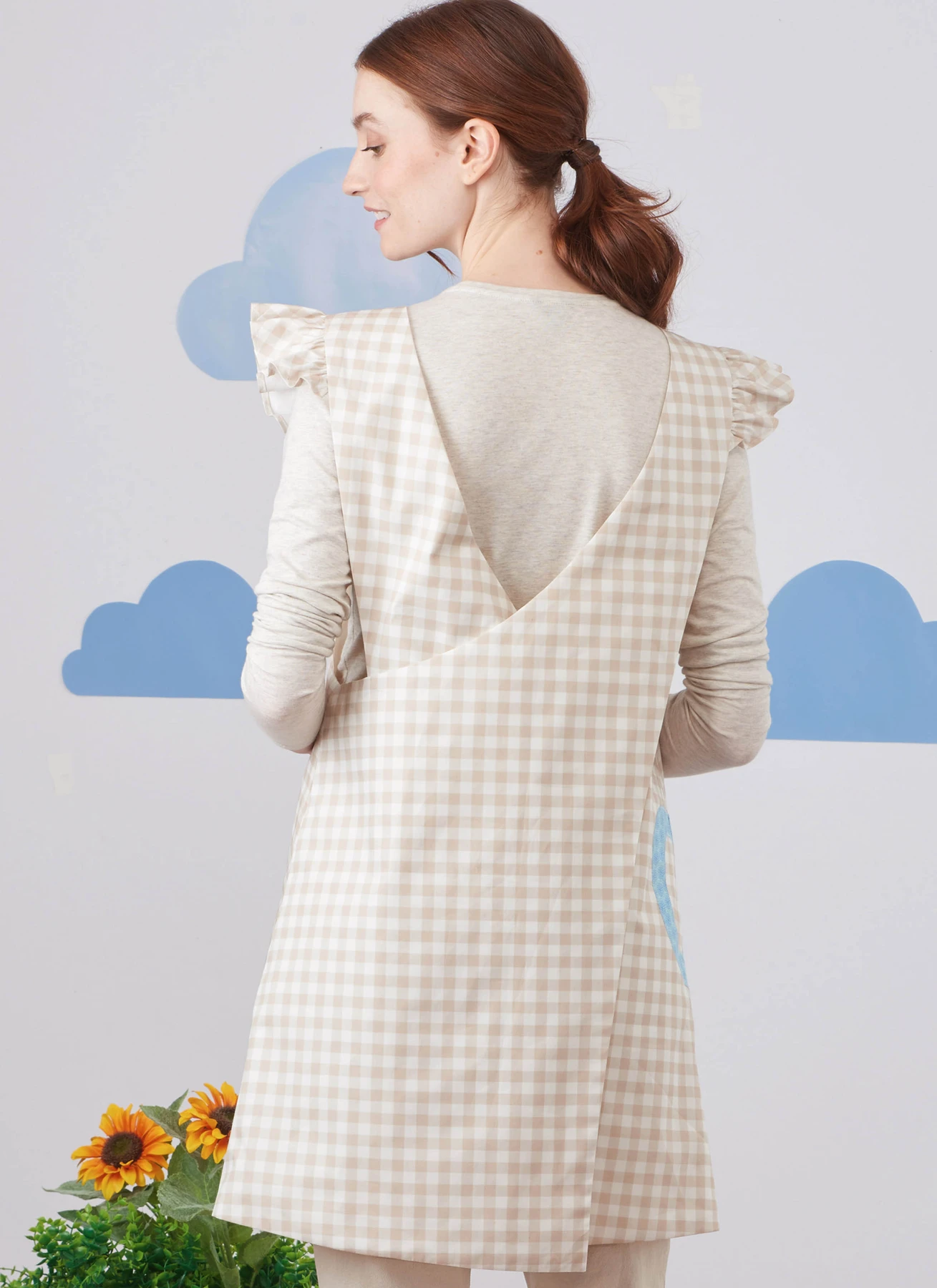 Simplicity Sewing Pattern Children's and Misses' Wrap Around Apron and Scarf Hat by Ruby Jean's Closet (PDF) 10 Simplicity Sewing Pattern Children's and Misses' Wrap Around Apron and Scarf Hat by Ruby Jean's Closet (PDF)
